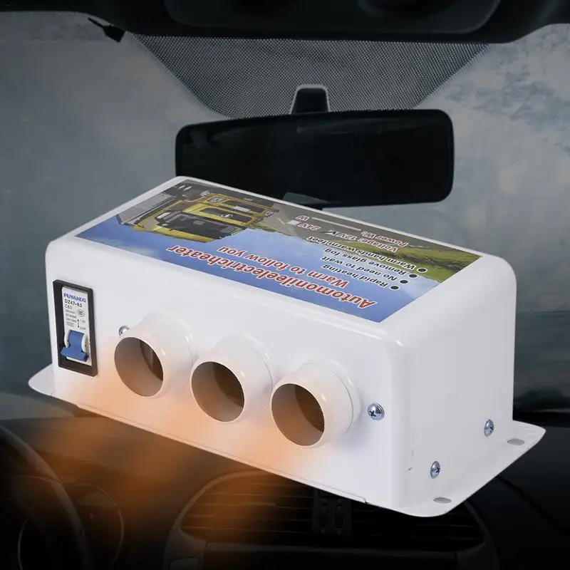 

Портативный автомобильный обогреватель с 3 отверстиями, 12 В/24 В