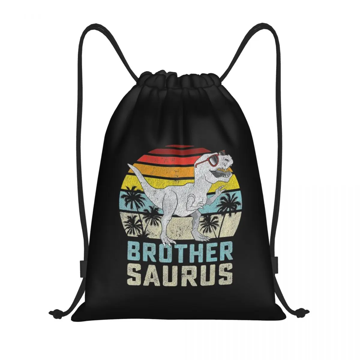 Сумка на шнурке для семьи Brother Saurus T Rex Dinosaur Brother Saurus