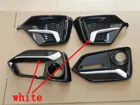 Car Styling High Quality FOR HATCHBACK CIVIC FK7 5-DOOR OEM ABS RED/BLACK FRONT BUMPER FOG COVER Protector (NO for FK8)