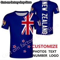 new zealand t shirt diy free custom made name number nzl t shirt nation flag nz maori country college print photo logos clothing