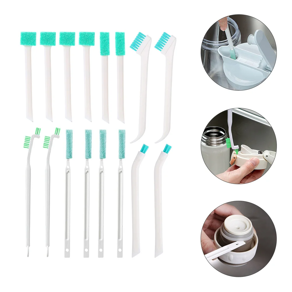 

Brush Bottle Cleaning Brushes Cleaner Straw Water Scrub Detail Tools Cup Set Lid Crevice Scrubber Sponge Coffee Mug Mini Jewelry