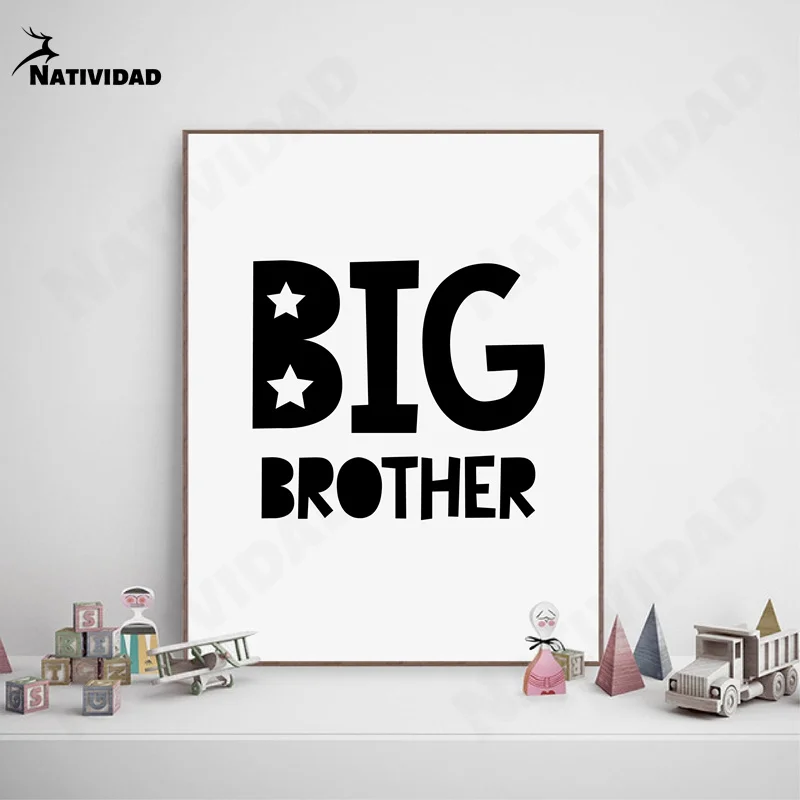 Большая Цитата Brother холст плакат печать на стене искусство определение - купить