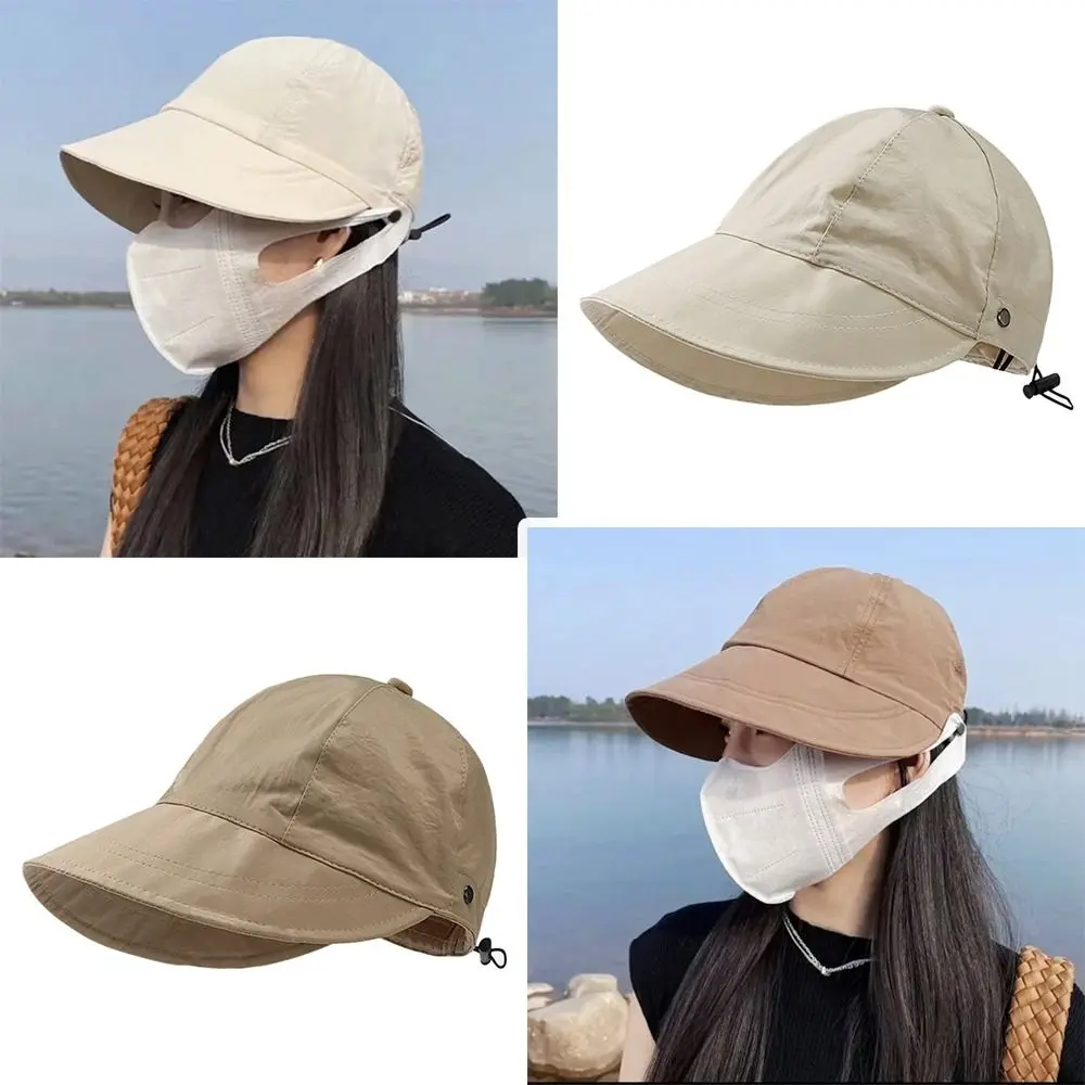 

Быстросохнущая портативная Регулируемая пляжная шляпа с широкими полями