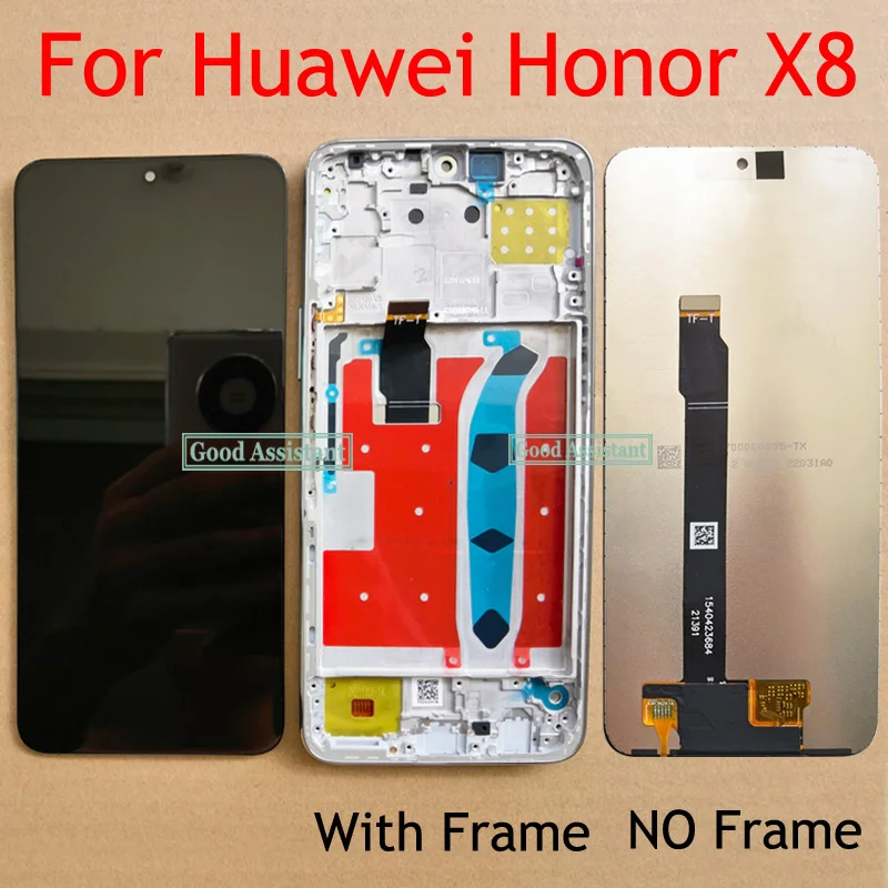 

Оригинальный идеальный ремонт 6,7 "для Huawei Honor X8 TFY-LX1 TFY-LX2 TFY-LX3 ЖК-дисплей с сенсорным дигитайзером в сборе/