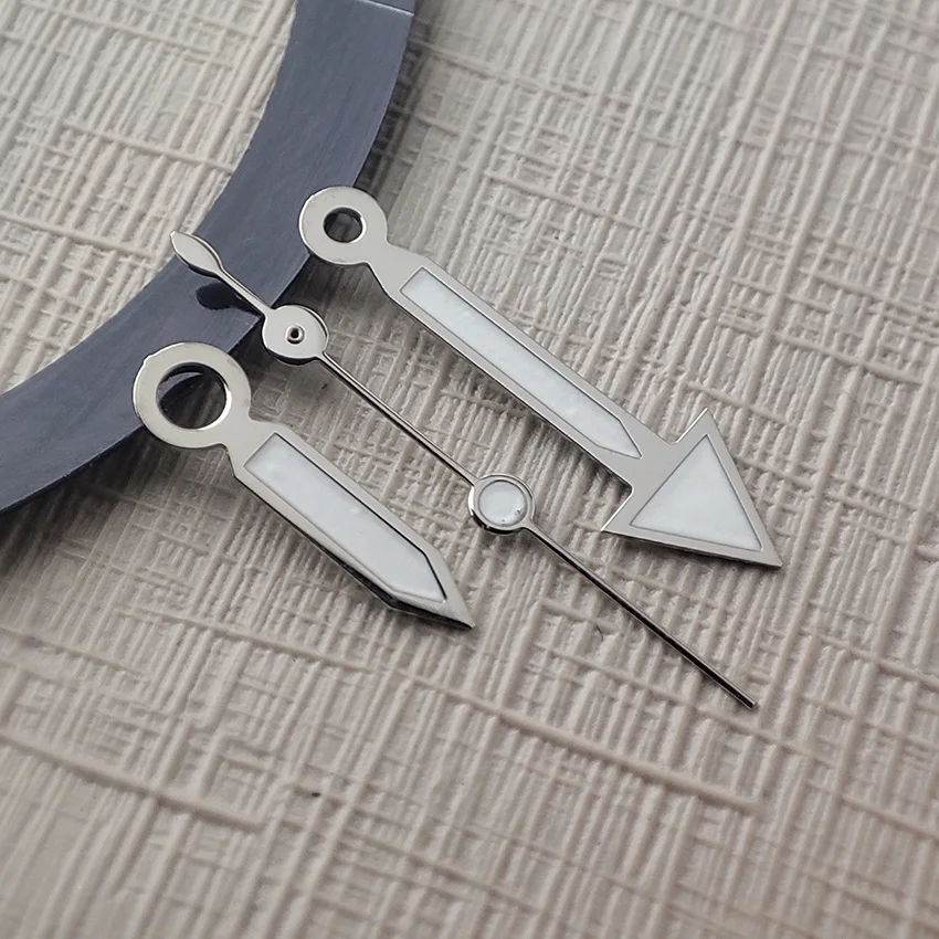 NH35 стрелки часов серебро золото черный розовое зеленый светящийся указатель