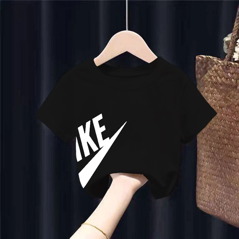 

Летняя футболка для отдыха 2022, солнечный модный костюм для мальчиков, милый очаровательный топ для девочек, детская короткая футболка