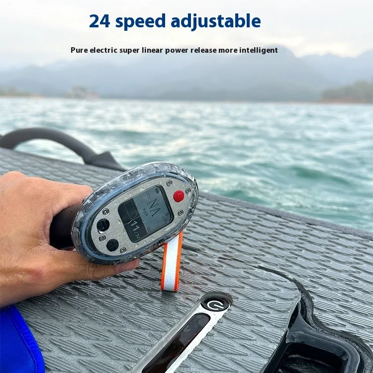 Гидрофольгированная доска для серфинга с углеродным веслом и плавником