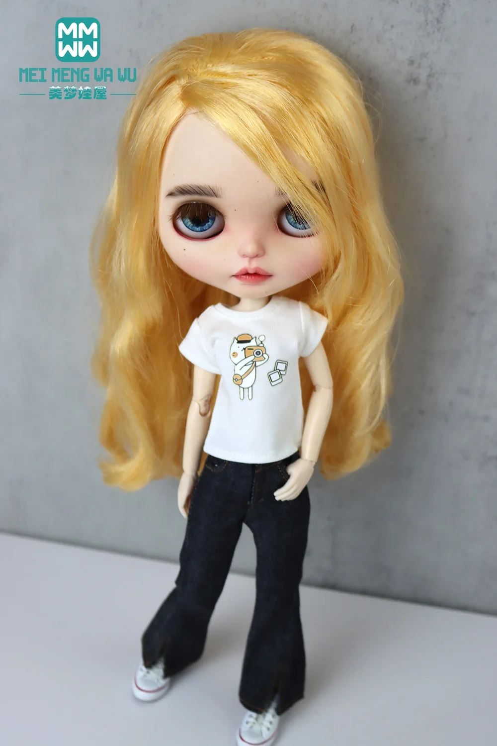 Аксессуары для кукол Blyth Azone OB22 OB24 новые джинсы длинные тренчи пальто модные