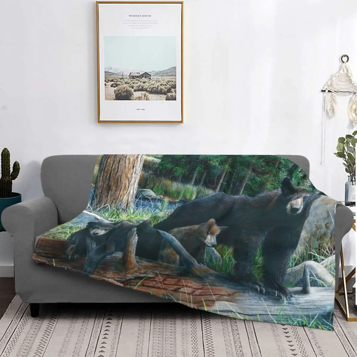 

Forest Bear Откройте для себя радость от потрясающего расслабления и стиля с нашим ветрозащитным одеялом, не скатывающим кожу