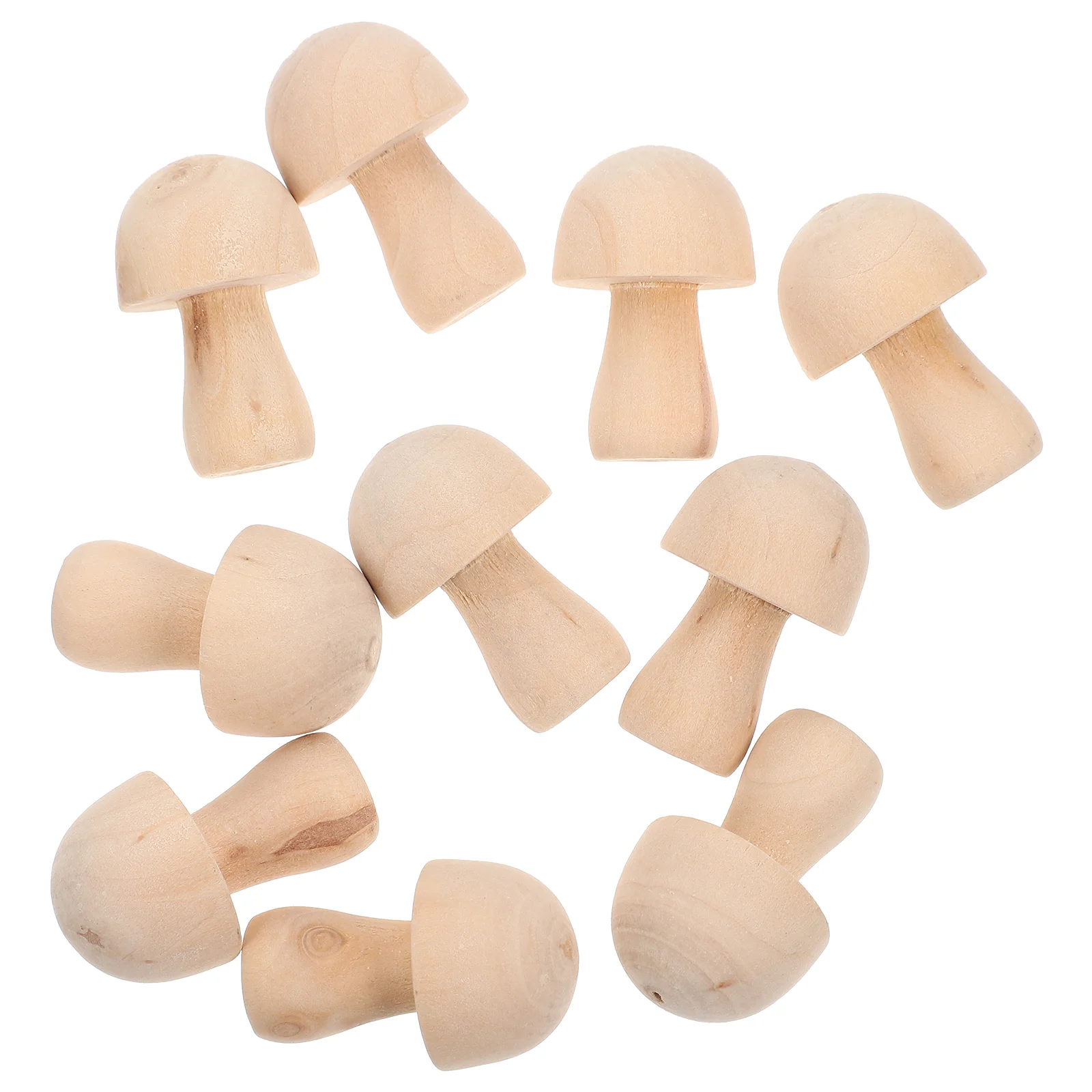 

Mushroom Mushrooms Unfinished Diy Blank Decor Graffiti Painting Wood Small Ornaments Mini Landscape Modeling Props Models