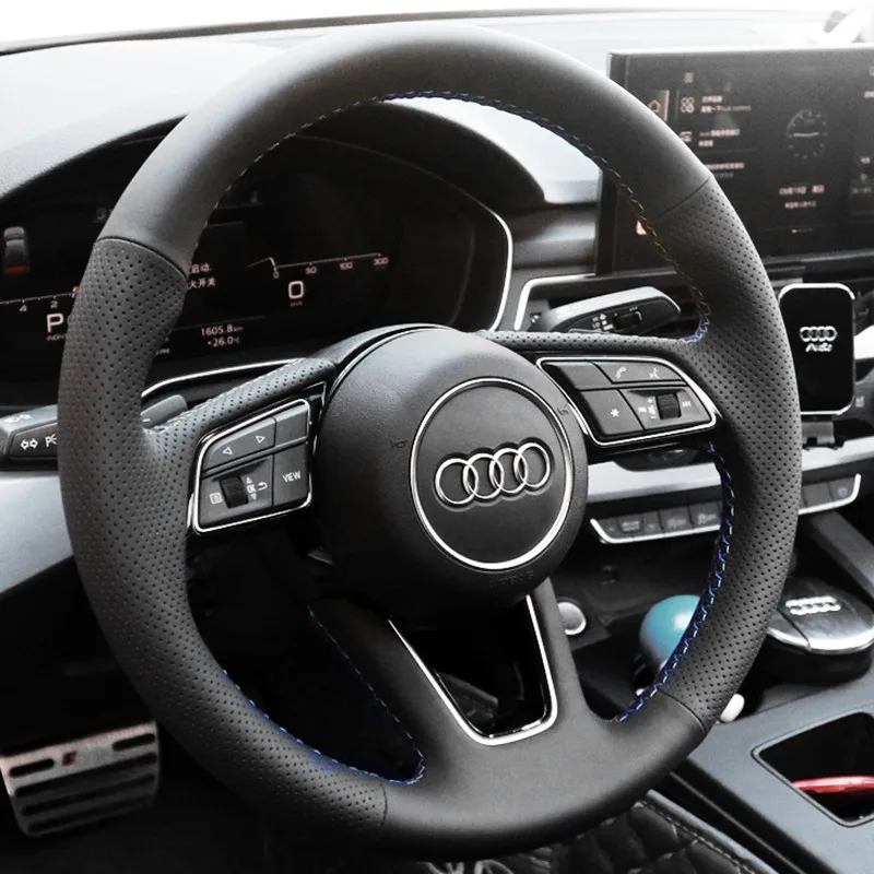 

Сшитые вручную кожаные аксессуары «сделай сам» для Audi Q3 A4l A6l A3 A6 A4 Q5 Q7 A5, интерьерные автомобильные аксессуары