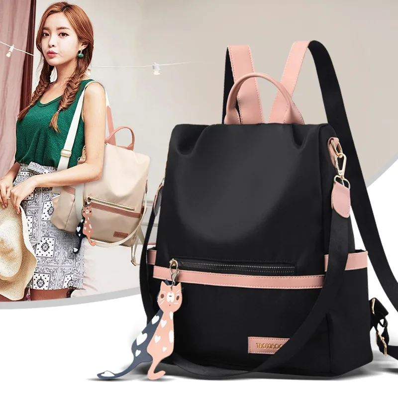 

2021 Womens Backpack Anti-theft Casual Backpacks Waterproof Oxford Cloth Female School Bag Girls Laptop Backpack Women Softback