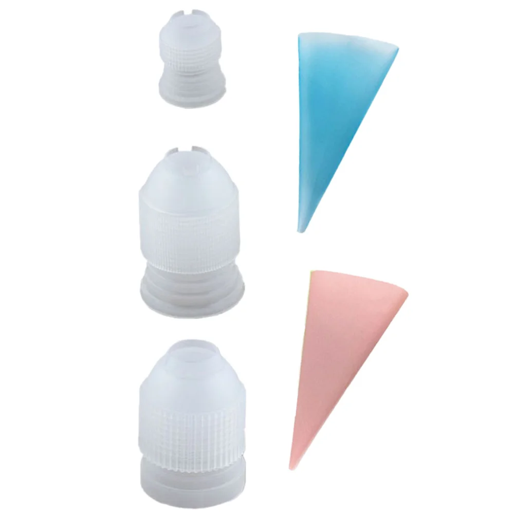 

5pcs Cake Decorating Kit Cake Piping Bag Cake Icing Tool Cream Piping Bag for Home Cake Shop
