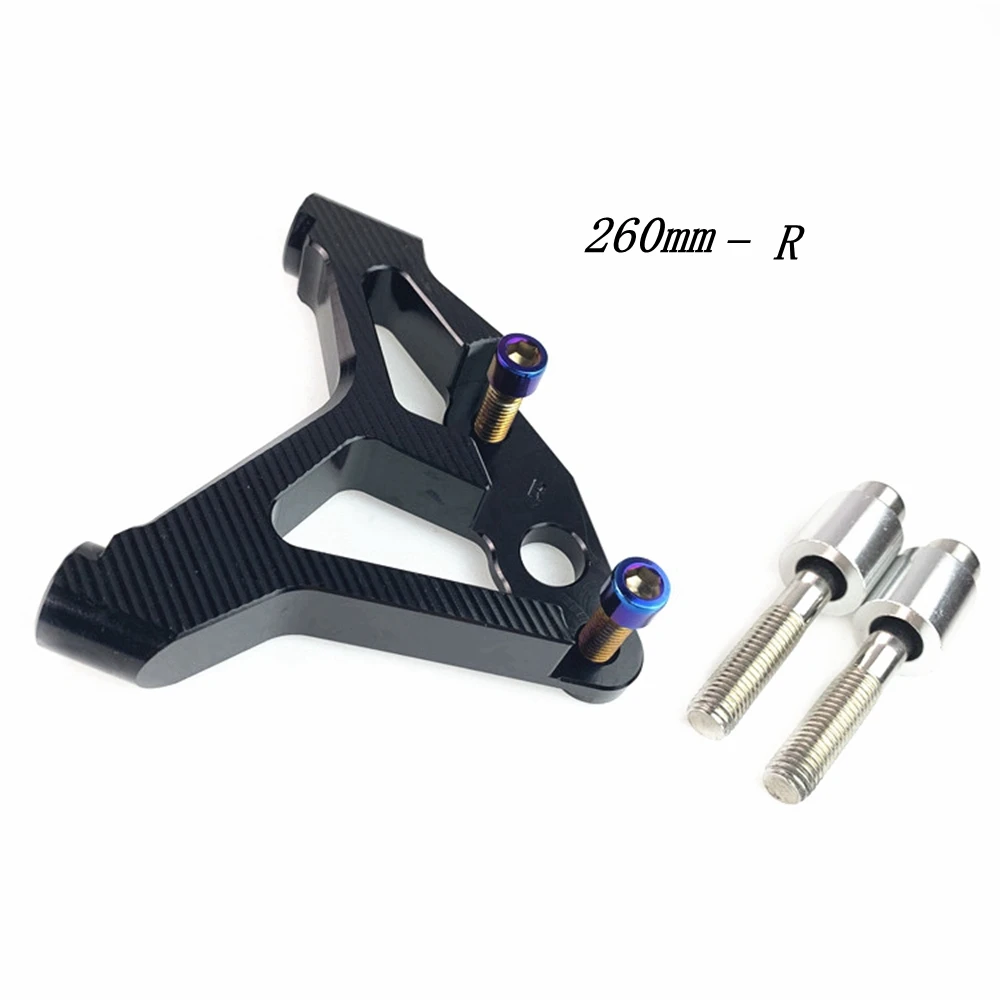 

Алюминий с ЧПУ 100 мм, кронштейн тормозного суппорта мотоцикла/адаптер для быстрых 30/33 ядра, передний амортизатор для тормозного диска 220 мм 260 мм