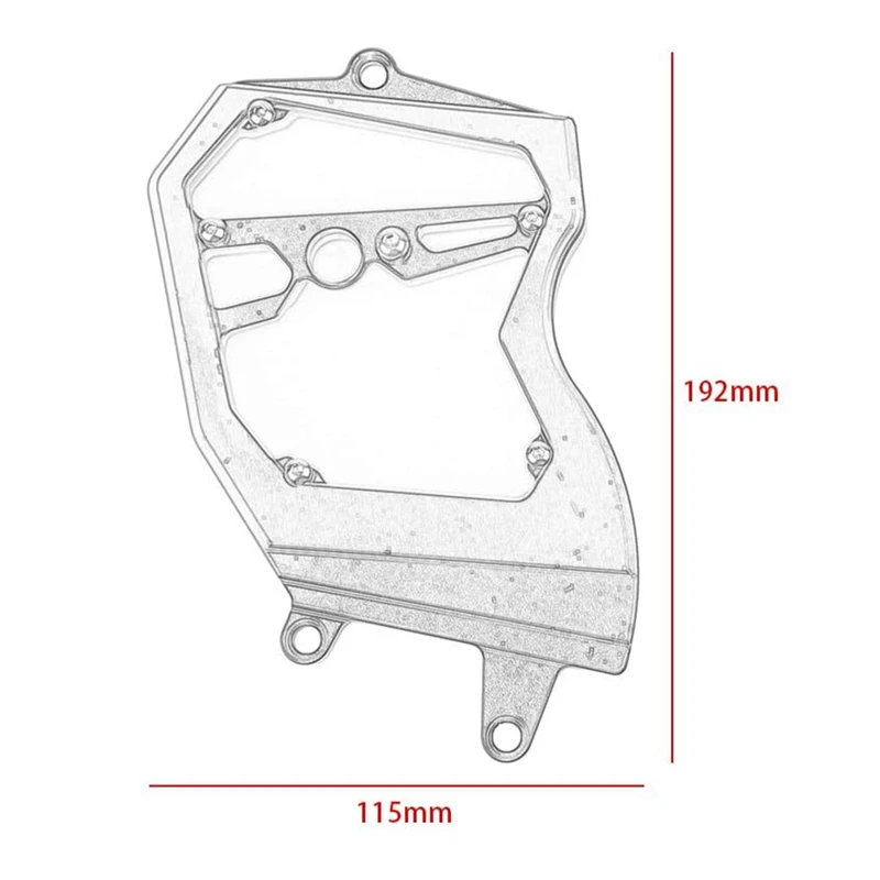 Защитная крышка передней звездочки цепи для KAWASAKI ZX6R 2009-2021