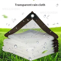 transparent rainproof shading cloth tarpaulin lightweight waterproof tarpaulin cover tarpaulin transparent rainproof cloth