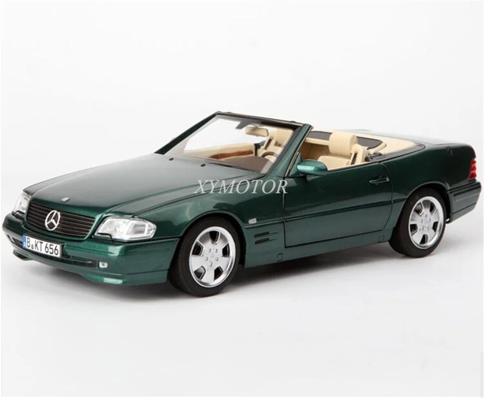 

Модель автомобиля NOREV 1/18 для Benz SL SL500 R129 1999, литые модели автомобилей, подарки для хобби, Зеленая коллекция, украшения, дисплей