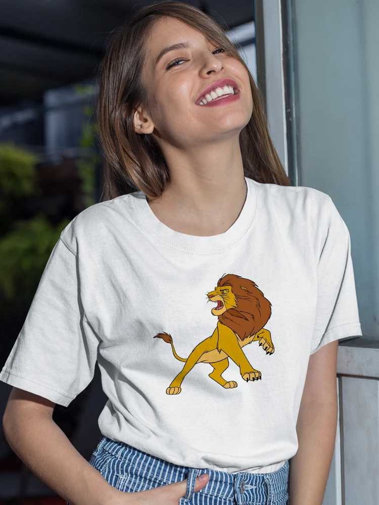 Simba дизайн футболки instagram одежда лев король девушки могут делать что угодно
