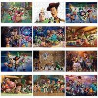 disney 1000pcs puzzles cartoon film toy story puzzle game kids like wooden jigsaw hobby for friends gift room desk ornaments