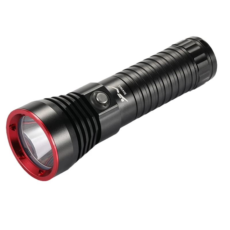 

Diving Flashlight P70 LED Dive Flashlight 3000 Lumen Super Bright Underwater Scuba Dive Light IPX6 Waterproof Flashlight