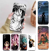 one piece luffy and ace clear phone case for samsung a01 a02 a02s a11 a12 a21 s a31 a41 a32 a51 a71 a42 a52 a72 tpu case