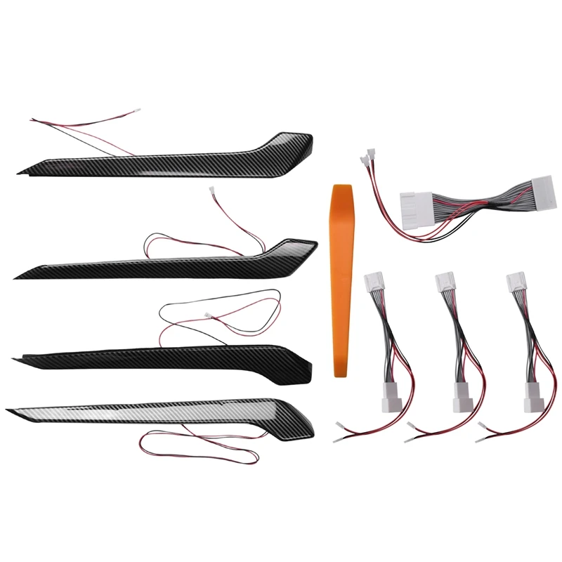 Автомобильная панель для двери из углеродного волокна внешняя фотосессия