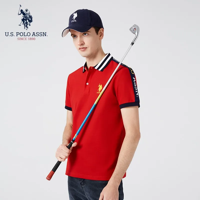 Мужская рубашка-поло с вышивкой на весну и лето | одежда