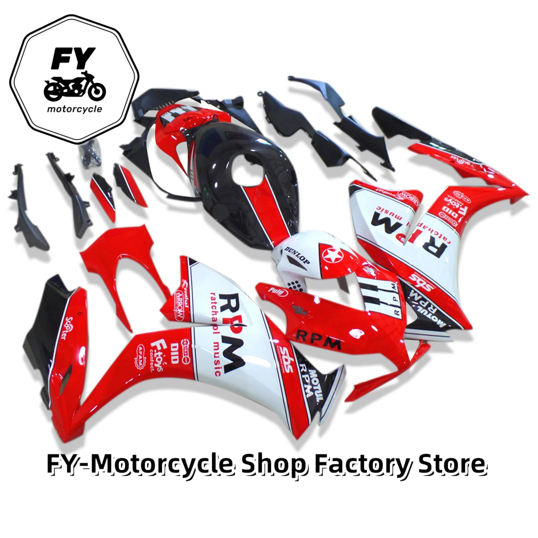 Фото Для мотоцикла CBR1000RR 2012 2013 2014 2015 2016, комплект обтекателя из АБС-пластика, CBR1000 RR 12 13 14 15 16 обтекатель корпуса №5