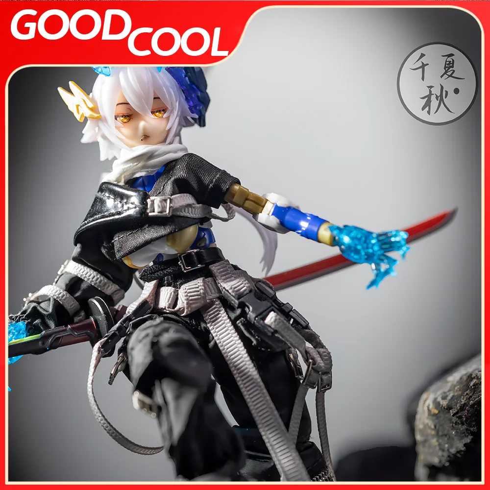 Масштаб 1/12 модная новая аниме девушка крутой кроп-топ рабочие брюки черные