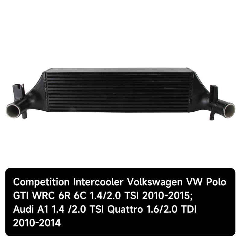 Тюнинг Performance Интеркулер для Audi A1 Volkswagen Polo 6R 6C 1.4 2.0 TSI Skoda Fabia Черный