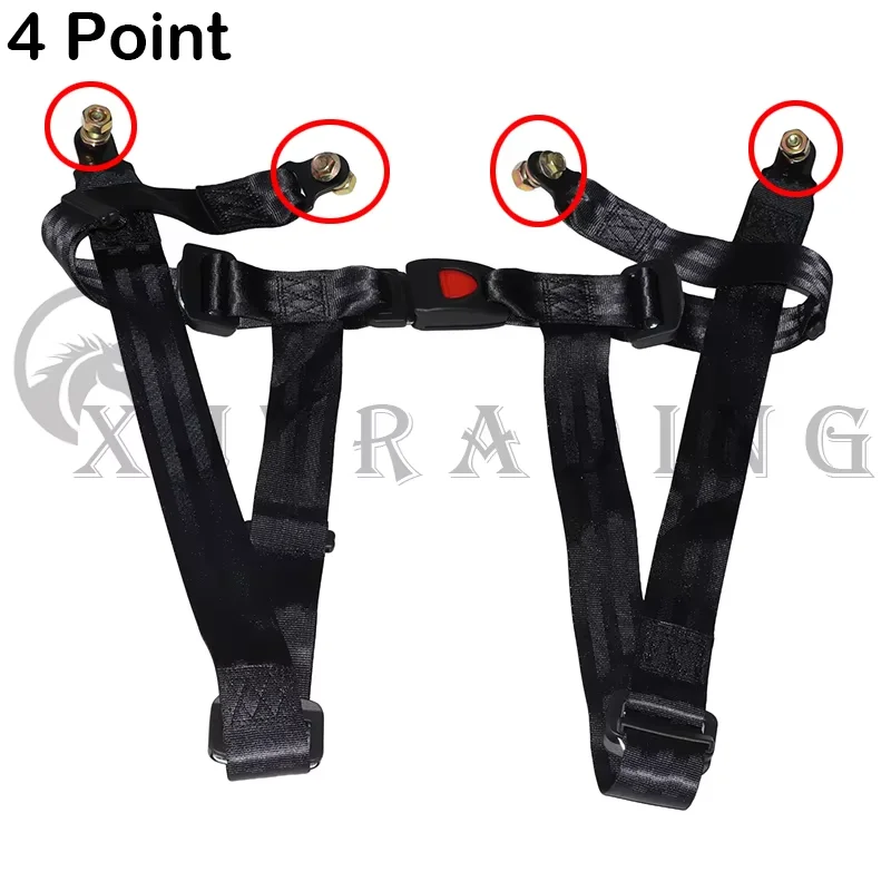 

Трехточечный/четырехточечный Ремень Безопасности Для Картинга, Квадроциклов, Багги, UTV, 150cc, 200cc, 250cc