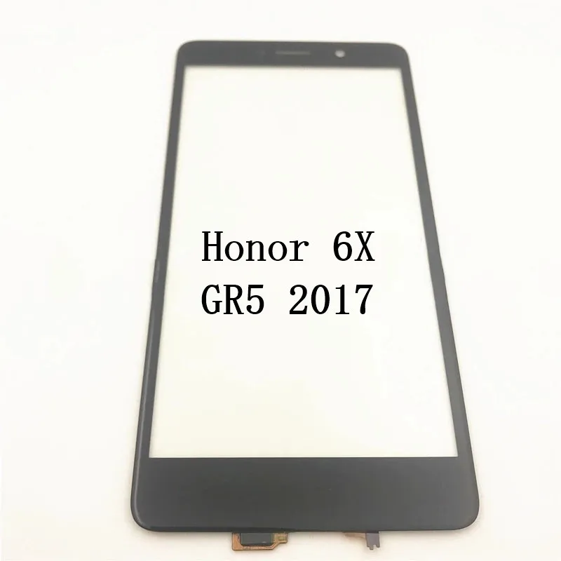 

100% Tested For Honor 6X Touch Screen Panel For Huawei GR5 2017 BLL-L21 BLL-L22 Digitizer Sensor Touch Front Glass Lens 6X