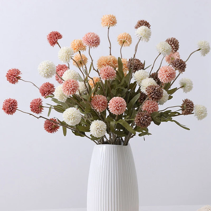 Искусственный Одуванчик с 5 головками украшение для дома свадьбы гостиной