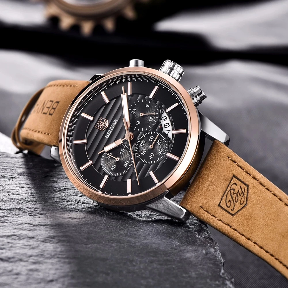 Часы мужские Кварцевые водонепроницаемые из нержавеющей стали 2021 |