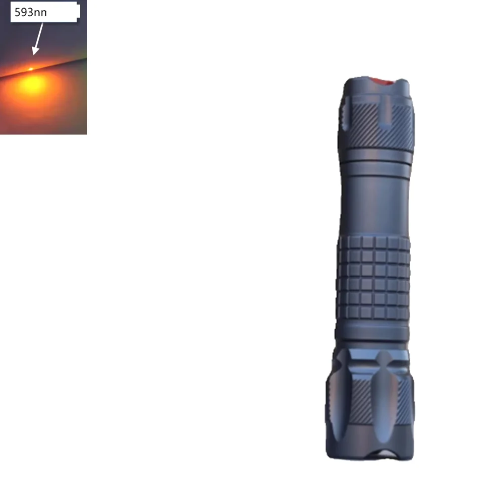 Elubor жёлтый/желто-зелёный лазерный сигнальный модуль для фонарика