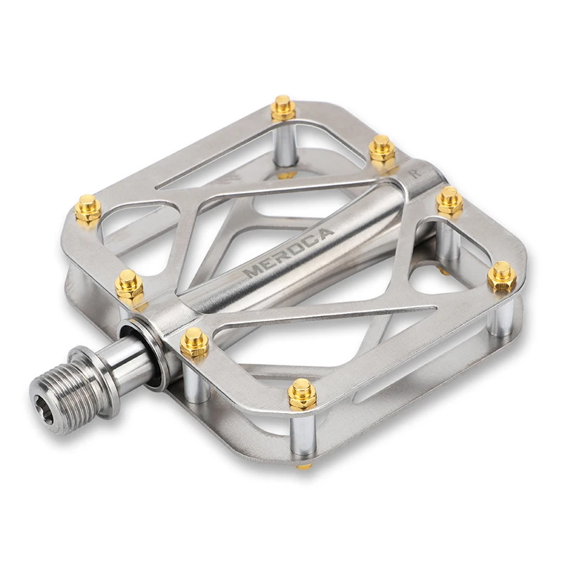 Титанивая педаль для горного велосипеда 88x81 мм 9/16 дюйма герметичный подшипник