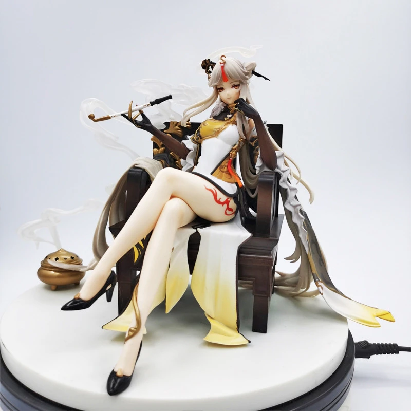

Genshin Impact Ningguang Action Figure Gold Leaf and Pearly Jade Ver. Anime Game Figurine Collectible Model Doll Toy 18cm