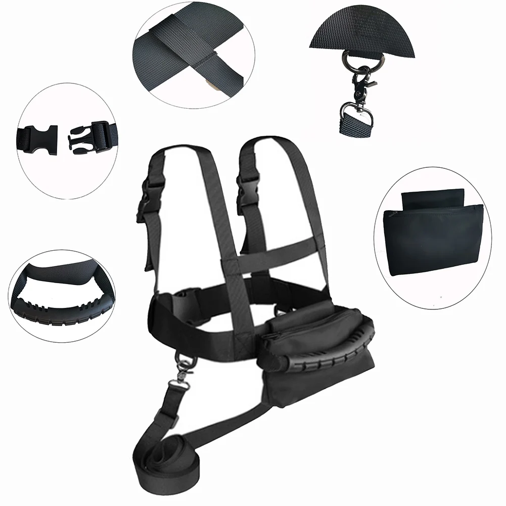 

Детская упряжка для лыж и сноуборда, регулируемый размер