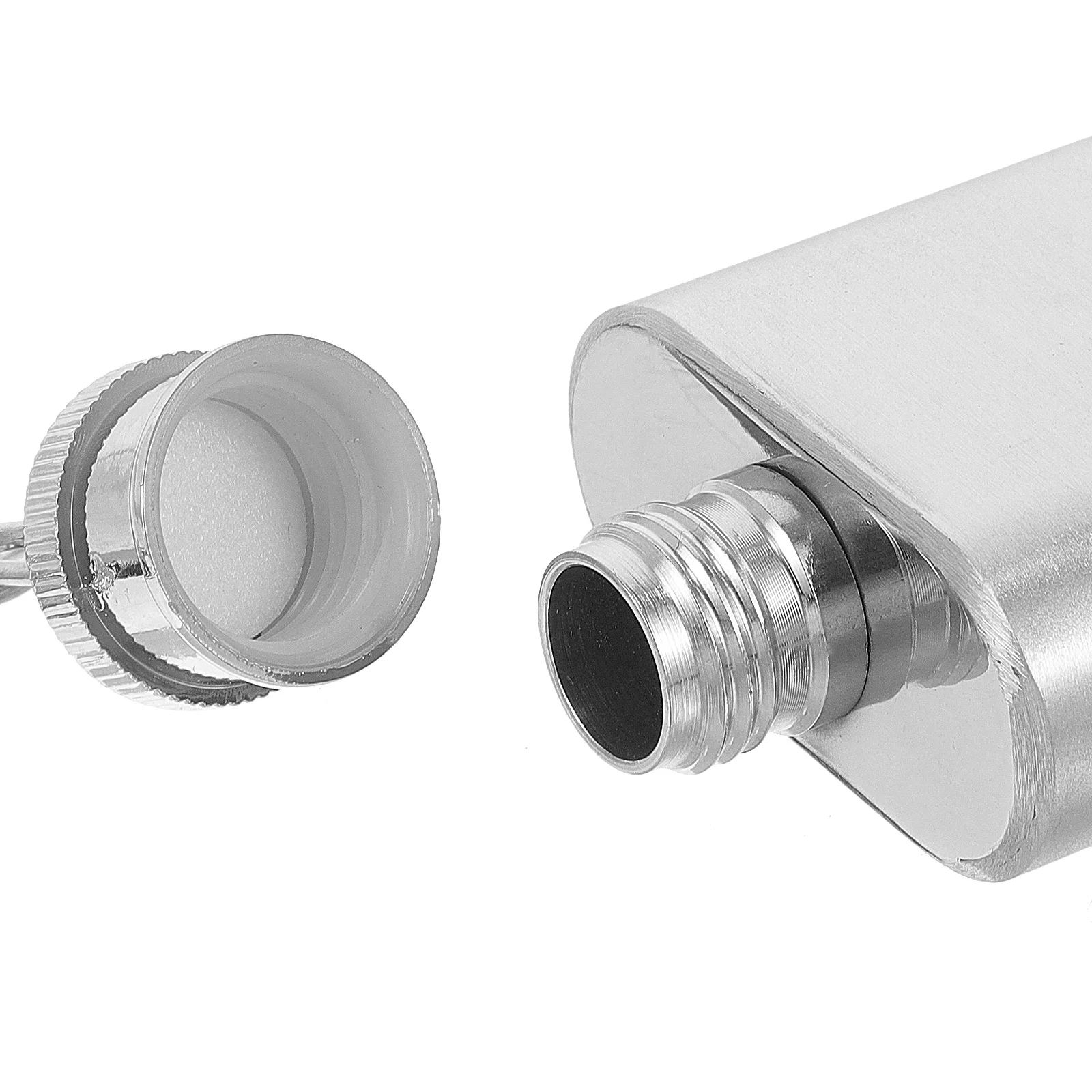 2 унции 56 мл кувшин с плоской крышкой из нержавеющей стали фляжка для виски