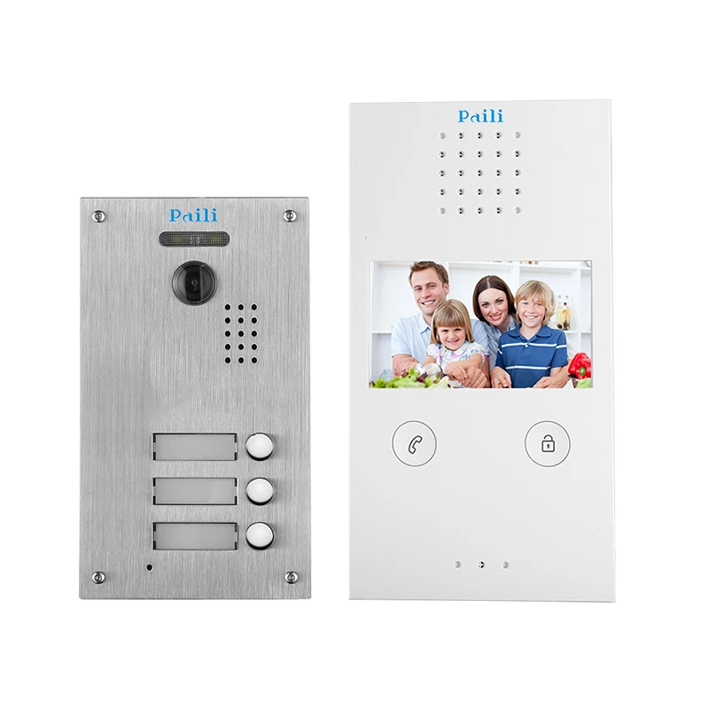 Multi-apartment tuya villa doorphone intercom with wifi video interphone security intercom system