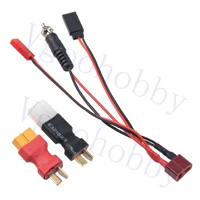 3 in 1 deans t female plug to jr female jst female igniter charger adapter female tamiya style to t plug male adapter