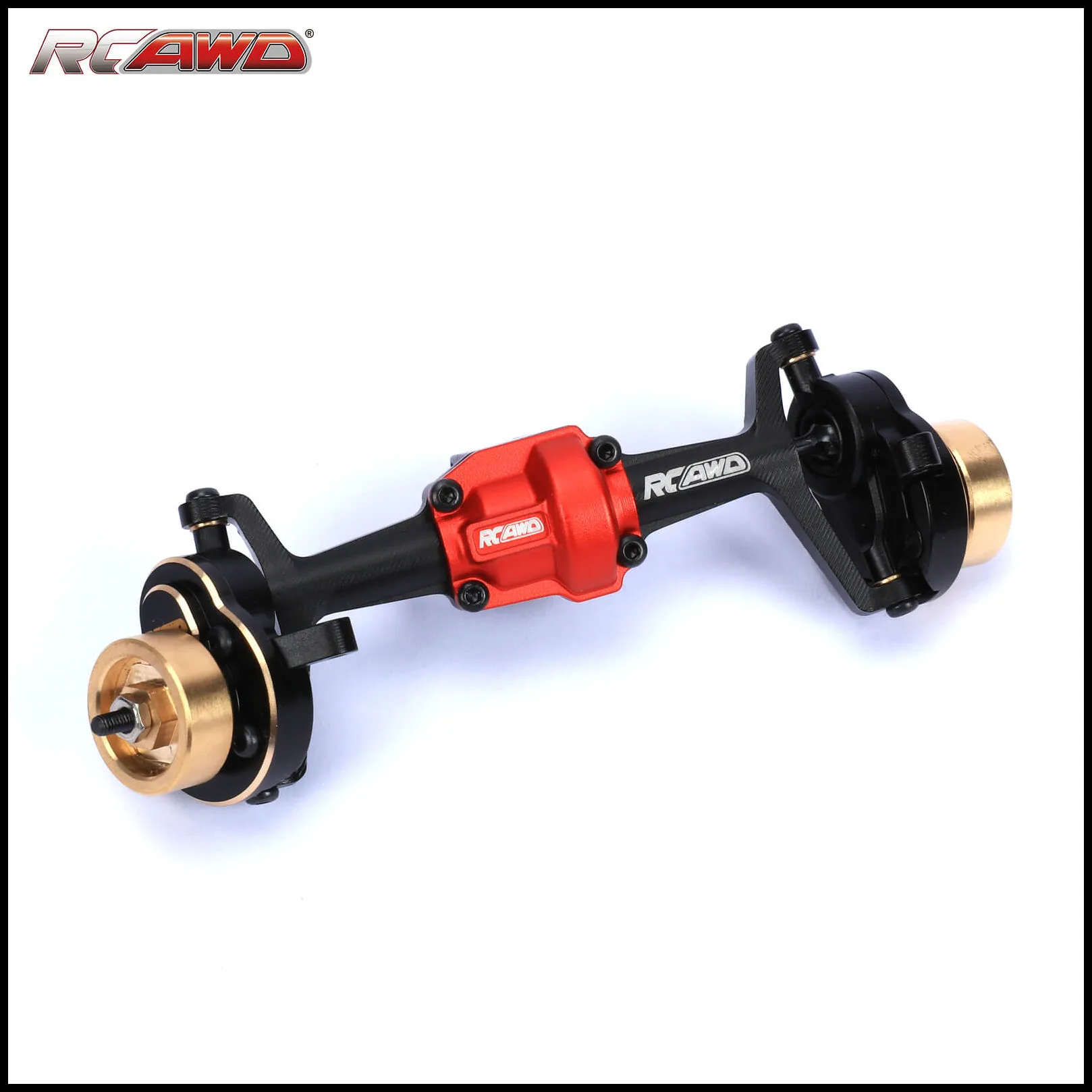 Передняя ось RCAWD из алюминиевого сплава в сборе для Hobby Plus 1/18 CR18P Rock Van &amp Trail Hunter