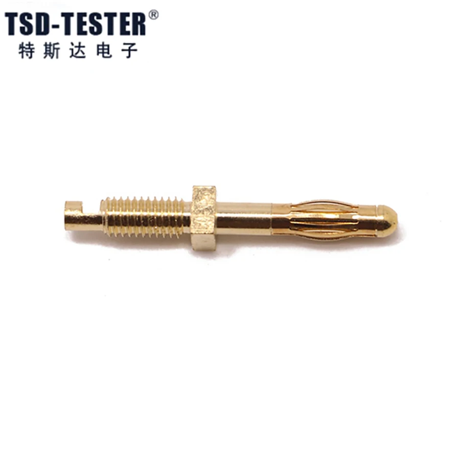 

Позолоченная неизолированная Банановая штепсельная вилка 4 мм, сварочный тип, резьба M5, неизолированная штепсельная вилка (10 шт. в соответствии со стандартами)