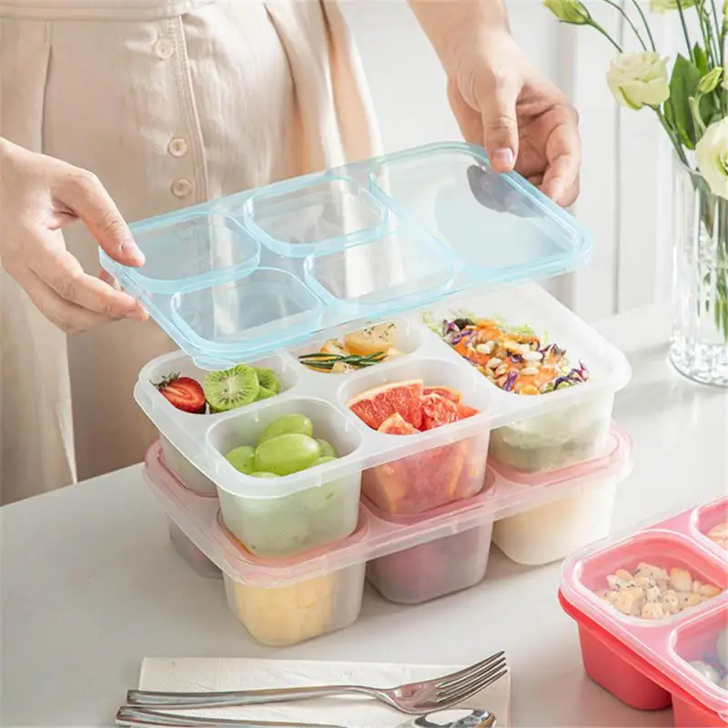 

Outdoor Food Storage Container Hermetic With Lid Fruit Storage Container Separate Microwave Lunch Containers Outdoor Camping New