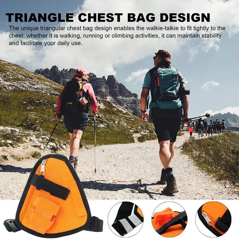 Сумка-портупея для радиоприемника регулируемая передняя сумка-кобура