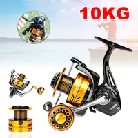 spinning wheel as2000 7000 fishing wheel 10kg max drag metal spool fishing wheel 5 01 4 71 gear ratio fishing tackle kit