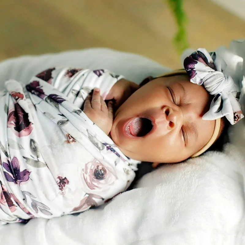 

Baby Sleeping Bag Newborn Swaddle Wrap Cap Set Infant Cotton Sleep Swaddling Blanket Bedding Accessories for Babies 0-3 Months