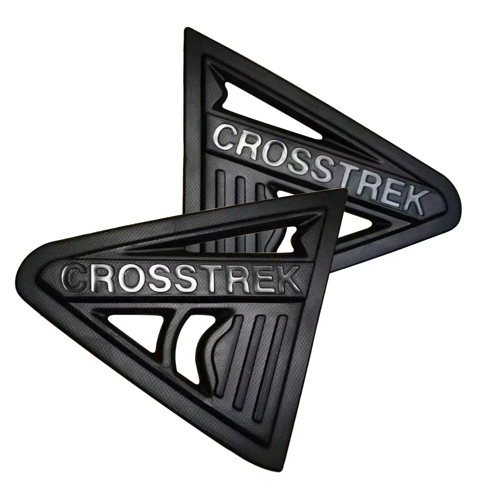 

Треугольные наклейки на окно для Subaru Crosstrek 2023-2025, черная крышка жалюзи заднего бокового окна, автоаксессуар