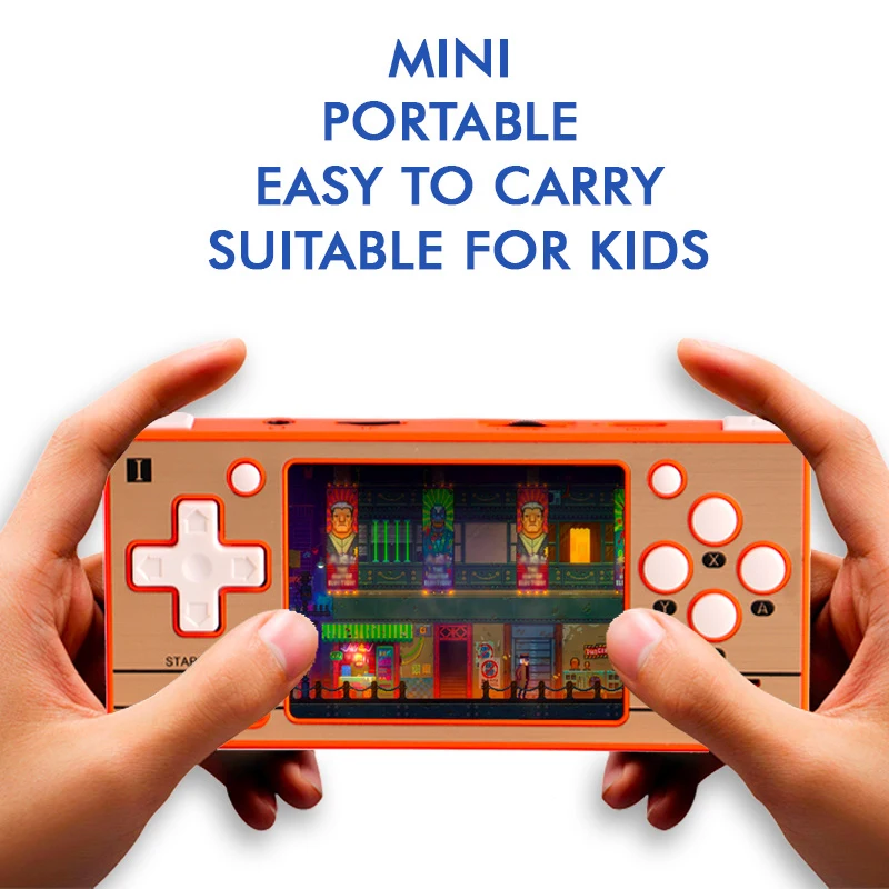 Q20 Mini 64-битная портативная игровая консоль с открытой системой Linux 2 4-дюймовый HD OCA