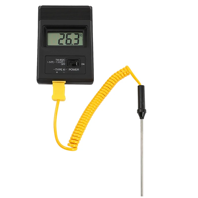 Фото AC88-6X TM-902C(-50 Celsius To 750 Celsius) Temperature Meter TM902C Digital K Type Thermometer Sensor №5